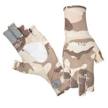 Simms Bugstopper Sunglove Woodland Camo Sandbar