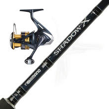 COMBO - Shimano Shadow X 8'2"Canal + Sahara 2500FJ Spin Reel